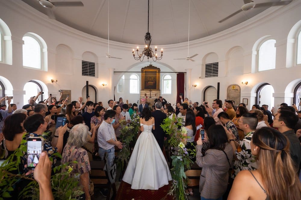 wedding at the armenian church Singapore